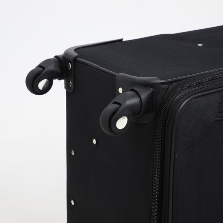 Big suitcase 28 ", a lightning department, code castle, 4 wheels, 2 outer pockets, black color-7