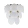 Alvia wall lamp, size 30x30 cm, 2x5W E14
