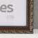Photo frame plastic "reed" 30x40 cm, brown