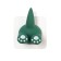 Self -adhesive hook CAPPIO MUMURING, one -rOC, green