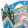 Gift box New Year's tower of Santa Claus 25.5 (33) x 23.5 x 8 cm