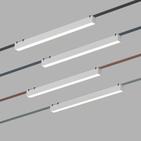 DK5576-WH Belty Linear Light with LED L642mm H45MM 48V 20 ° 4000K IP20 white aluminum-1