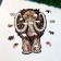 Wooden figured puzzle EWA "Mastodon Mammoth", 28 × 21 cm