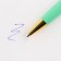 Metal handle in a tube "Happy Teacher", Blue Paste, 1.0 mm