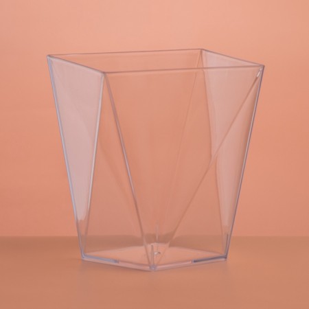 The form of plastic disposable for the buffet "Rubin", 90 ml, transparent, 15 pcs/units.-2