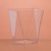 The form of plastic disposable for the buffet "Rubin", 90 ml, transparent, 15 pcs/units.
