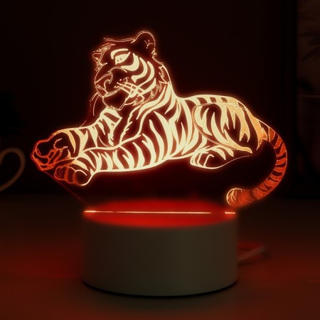 Tiger lamp Led RGB from the network-4