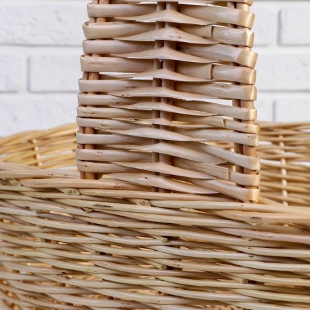 Product basket, 62 × 41 × 18/50 cm, manual weaving, willow-3