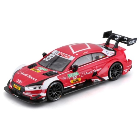 Racing machine BBURAGO AUDI SPORT RS 5 DTM 2018, DIE-CAST, 1:32, Red color-5