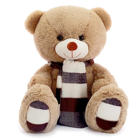 Soft toy "Bear Martin", coffee color, 90 cm-6