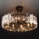 Smart ceiling lamp Zolletta, 60W, E14, 71x71x45 cm
