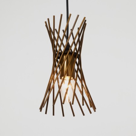 Lamp Bayerlux "Sencha" E27 40W gold 14x14x25-125 cm-2
