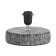 The base for the desktop lamp "Succa" E27 40W is black 26x26x23 cm Risalux