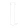 Metal stand for the ULI-P Uniel lamp, height 650 mm, white