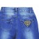 Jeans for girls, height 140 cm, blue color