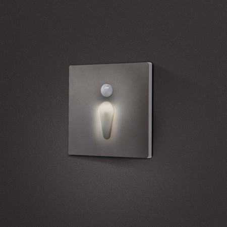 Built-in lamp for the stairs, NL-34, engine sensor. 1.5 W, 60 lm, 3000k, silver-1
