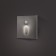 Built-in lamp for the stairs, NL-34, engine sensor. 1.5 W, 60 lm, 3000k, silver