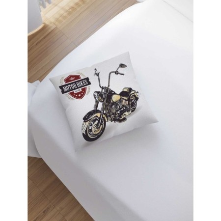 Decorative pillowcase "New motorcycles", on a zipper, size 45x45 cm-1