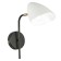 Wall lamp EVOLUCE. Sle103601-01. Satta. 1x40 W, E14, 12.5x28.5 cm, black color, gold