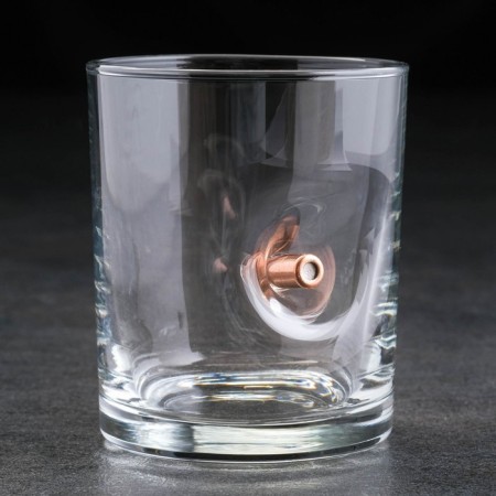 A glass "impenetrable", with a bullet, for whiskey, 250 ml-2