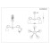 Ceiling EVOLUCE lamp. Sle103802-05. Balcamo. 5x60 watts, E27, 65x65x45 cm, color light wood, white