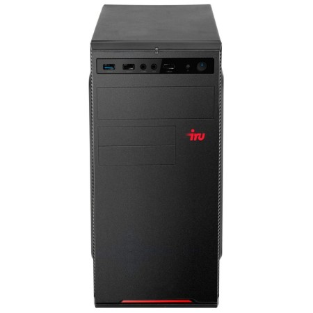 Computer IRU Home 310H5SE MT, i3 10105, 8 GB, HDD 1TB, UHDG 630, DOS, black-1