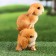Garden figure "Bunny jumpers" 9x13x19cm