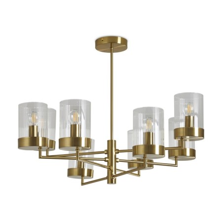 Suspended lamp Freya Fr5426PL-08BS CLIP, 530x530 mm, E14, 8x40W, brass color-3
