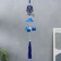 Wind Music Metal "Fatima Hand" from the evil eye 3 bells 52x6 cm