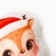 New Year. Pillow Ethel "Olenenok" 27x35 cm, 100 p/e, velor