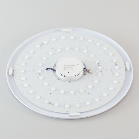 Smart Citilux lamp CL703A80G, 59x59x8.5 cm, 1x80W, LED, Gray color.-34