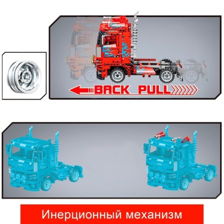 Designer Inertia "Truck", Collectible Model, 616 parts-3