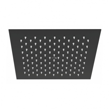 Shower watering can Wasserkraft A255, tropical, 250 x 250 mm, stainless steel, black