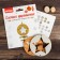 Set for creativity - create a Christmas tree decoration "Star with snow"