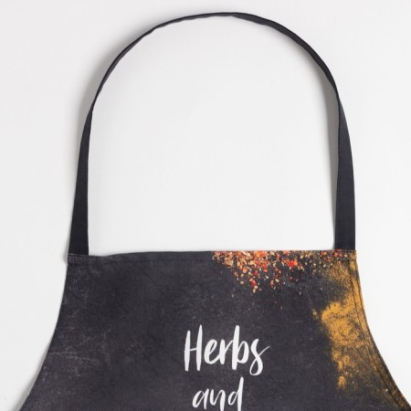 Apron kitchen "spices" 70x60 cm, 100% cotton, sarzha 190 g/m2-1