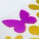 Interior mirror sticker "Fairytale flower" color 61x32 cm