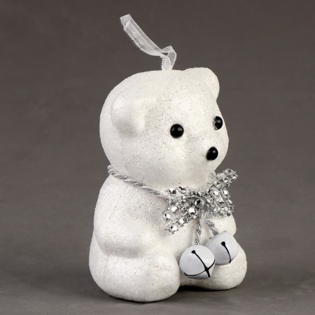 A toy of foam "Bear" with a brilliant bow, 10 cm-1