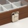 Casket wood for jewelry "Brown" 5x21x16 cm