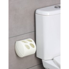 Keeplex Light toilet paper holder, 13.4 × 13 × 12.4 cm, color white cloud
