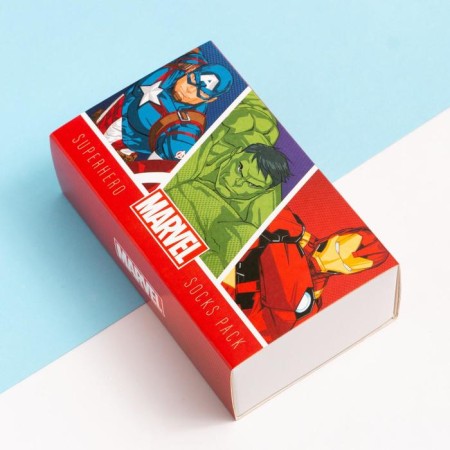Набор носков "Мстители", MARVEL, 3 пары, 14-16 см-2