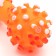 Toy squeezing enlarged "dumbbells with paws" for dogs, 16.5 x 6 cm, orange