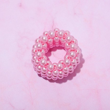 Hair elastic band "Pull the views", pearls-1