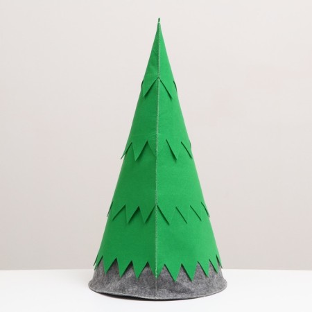 Animal house from felt "Christmas tree"-2