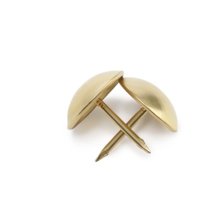 Tundra nails, decorative, 19x22 mm, gold, 50 pcs-12