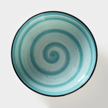 The plate is deep ceramic Elrington “Airgraph. Mint breeze ", d = 18 cm-1