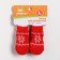 Nosks non -slip "snowflake", size L (3.5/5 * 8 cm), set 4 pcs, red