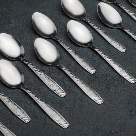 A set of spoons of tea stainless steel "Prorit", h = 15 cm, 12 pcs-1