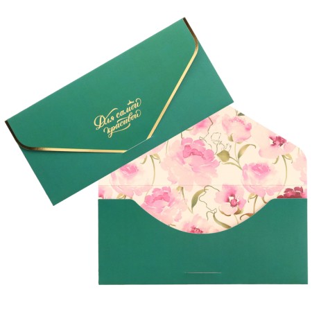Envelopes for money, embossing mix-4
