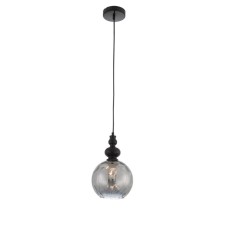 STL LUCE Sus. SL374.413.01. Bacineto. 1x40 W, E27, 20x20x28 cm, black color