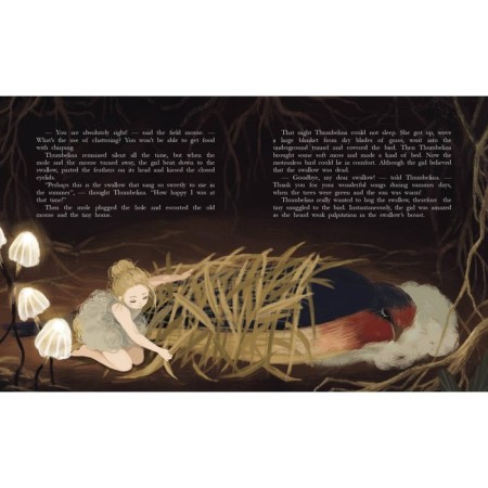 Foreign Language Book. Thumbelina in English. language. Grimm Ya.-3